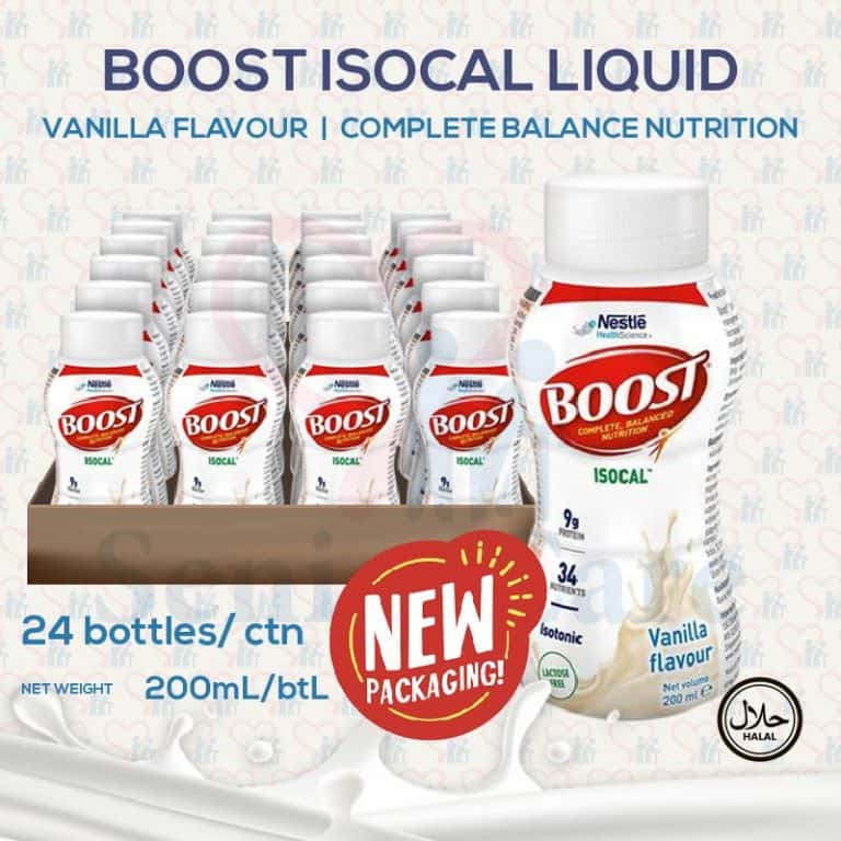 Nestle Boost Isocal Liquid Milk 200ml Carton of 24