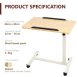 W2 Adjustable height 360 Degree Flexible Table White Maple Color Matt Surface Product Specification