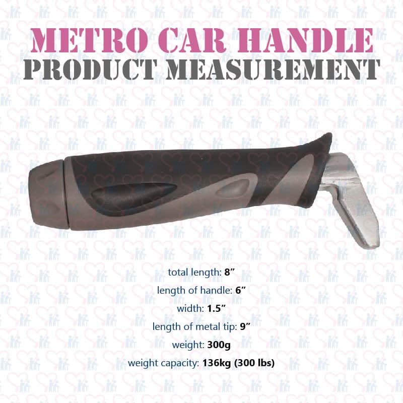 Metro Car Handle Plus Product Measurement