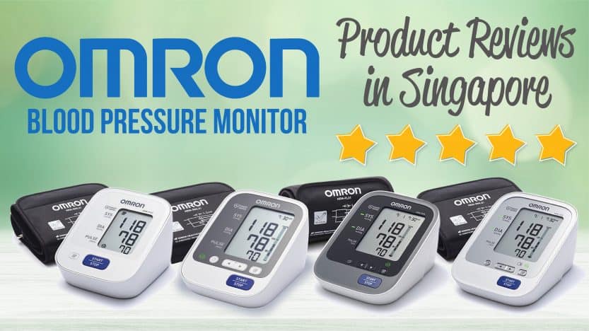 Omron blood pressure monitor rated 5 stars in Singapore reviews.