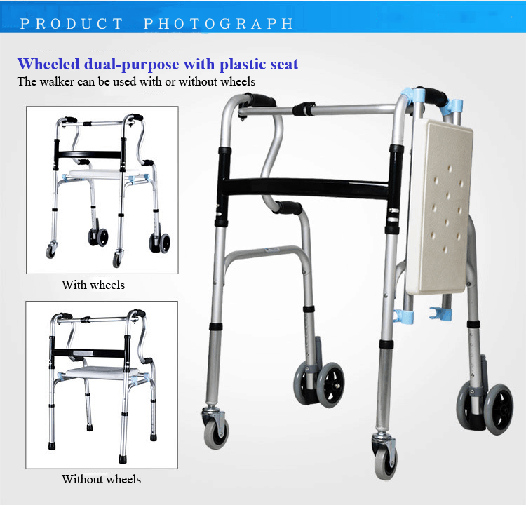 walking frame with wheels