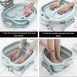 Collapsible Foot Spa Massage Bucket - Instructions