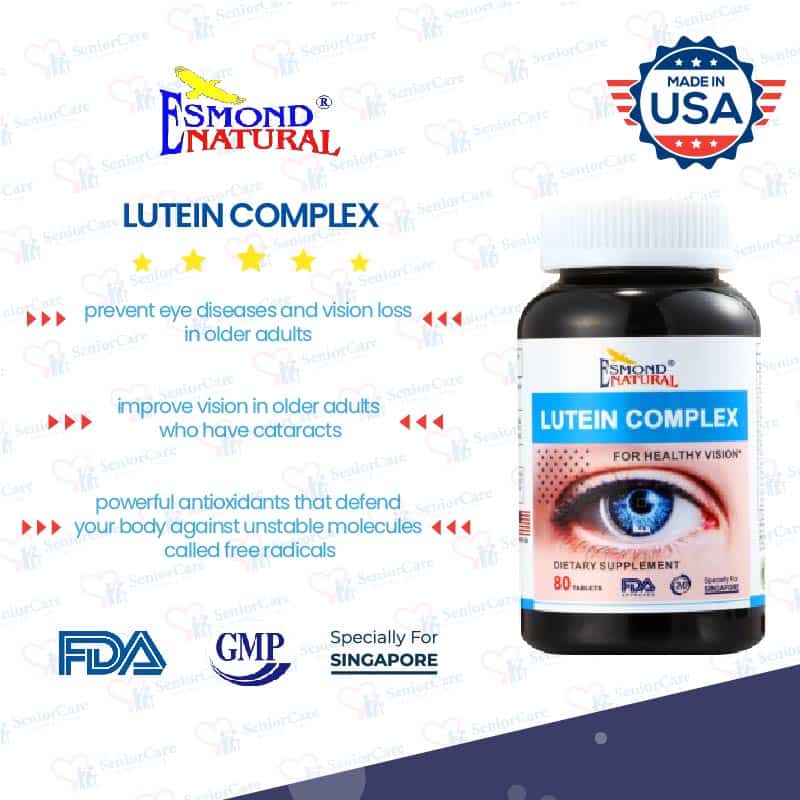 Esmond Natural brand in Singapore has Lutein and Fish oil supplements that are essential to the vision's health.