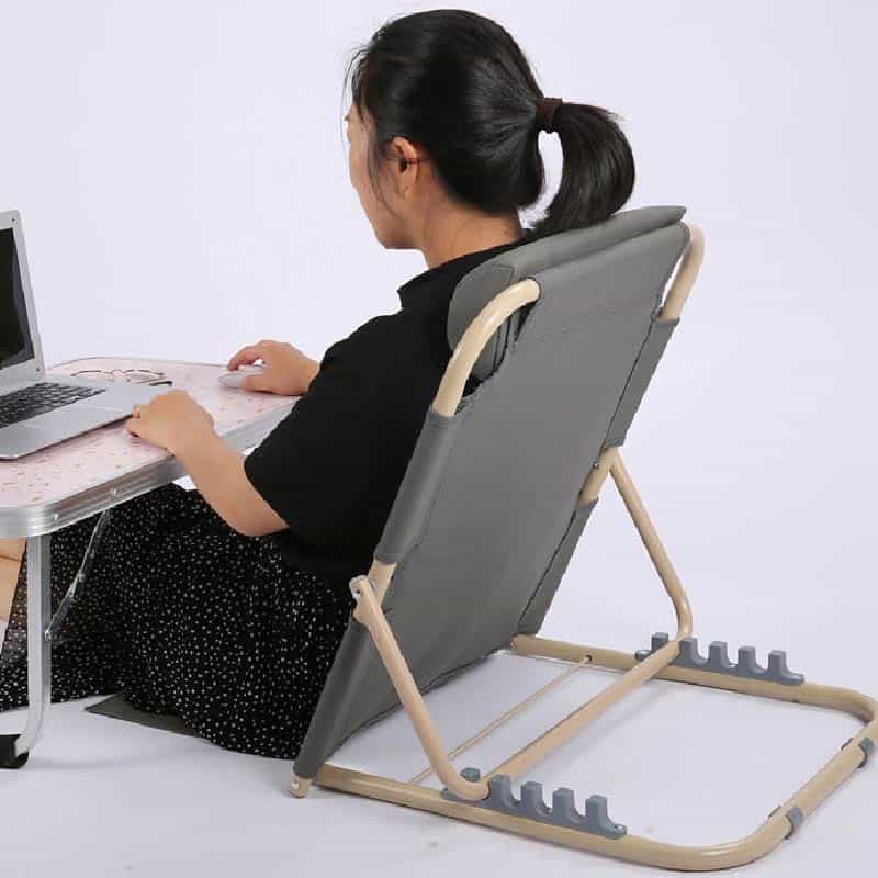 Foldable Bed Chair - Normal - Space Saving Lightweight Multipurpose Use - Back Support Seat Demo