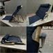 Foldable Bed Chair - Normal - Space Saving Lightweight Multipurpose Use - Back Support Seat Real Life Images