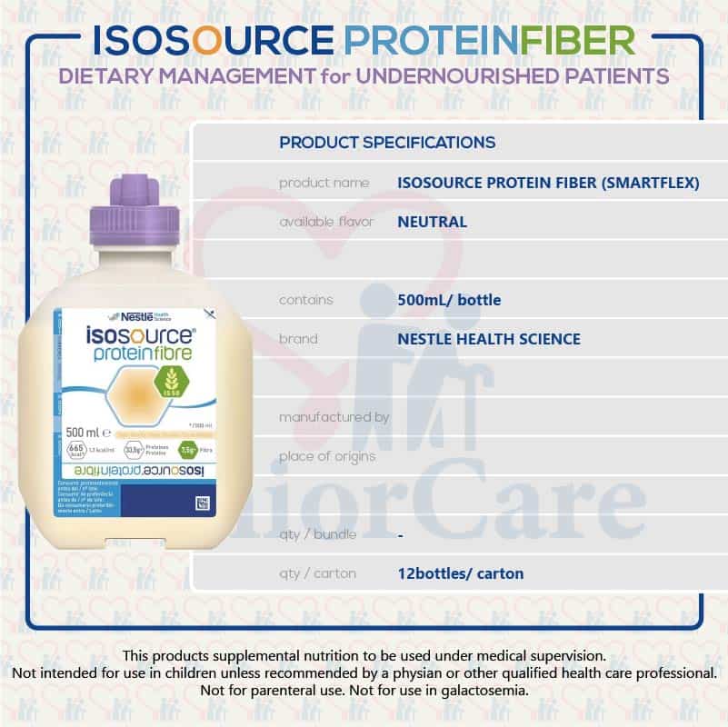 Isosource Protein Fiber Specifications