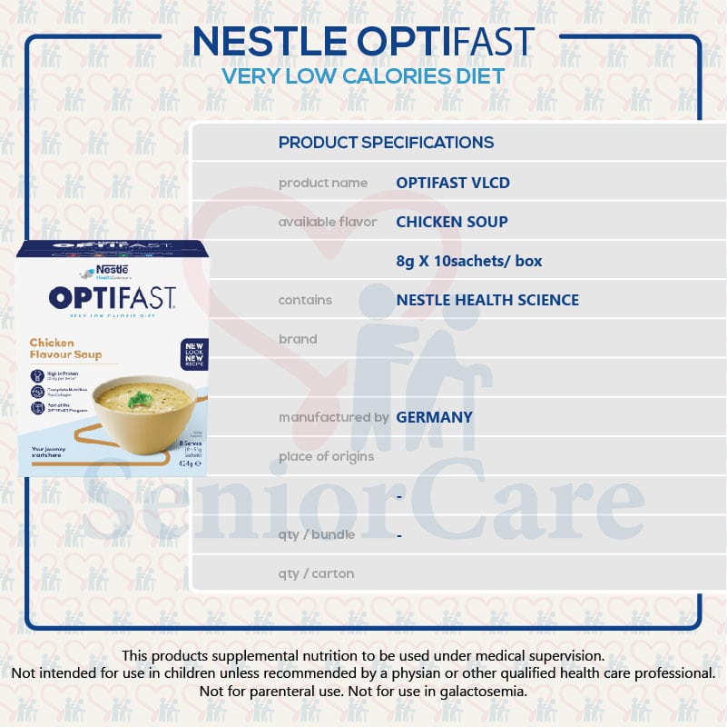 Optifast Soap Chicken Specifications