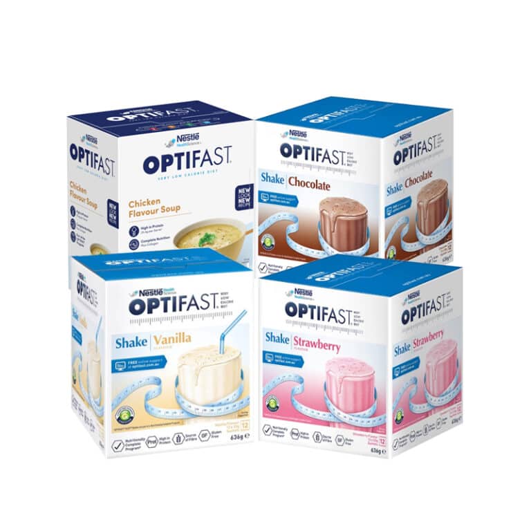 Nestle Optifast Milk Shake 53g x12 Sachets Soup 8g x 10 Sachets – Very Low Calorie Diet VLDC