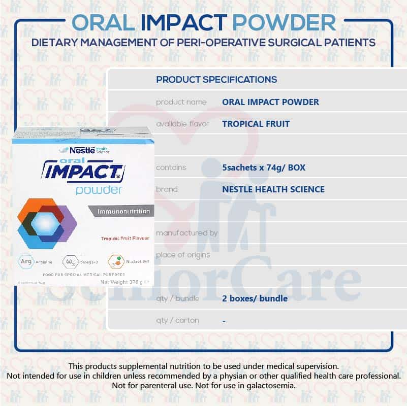 Oral Impact Powder Product Specification