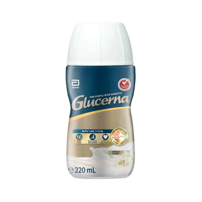 Glucerna Triple Care Milk Liquid is not only rich in vitamins B3 & B6 to boost energy and reduce tiredness, but also good for Diabetics. 