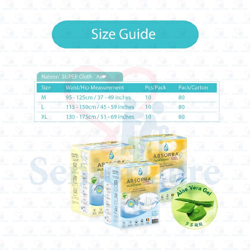 ClothAir Diapers Size Guide