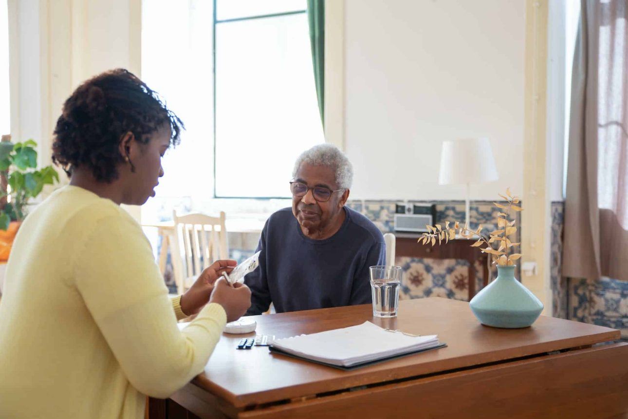 Caregivers also help in Preparing Medicine for the Elderly.