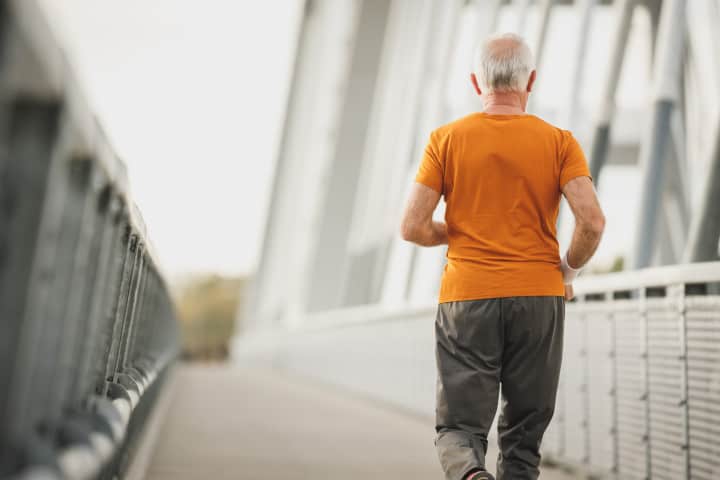 Exercising can help seniors stay on track with their physical health.