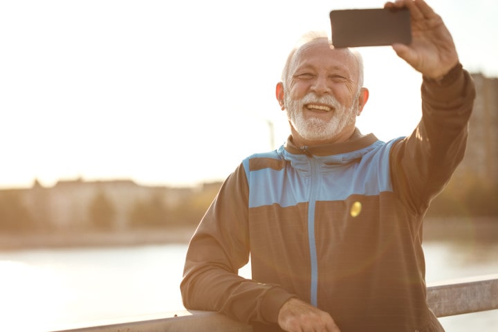Encourage seniors to have smartphones so that they're still connected with their loved ones and also needed for emergency purpose. 