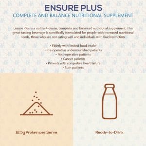 Abbott Ensure Plus Milk Liquid Vanilla Strawberry Coffee Chocolate 200ml Carton of 24 27 - Product Features