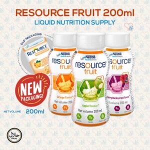 NESTLE Resource Fruit Beverage Apple Orange Raspberry 200ml Carton of 24