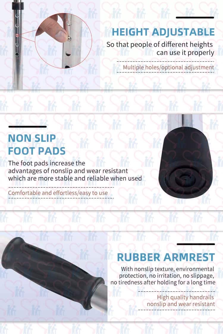 Lightweight Foldable Adjustable Height Walking Frame