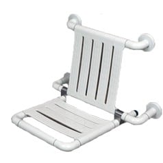 Wall Mounted Shower Seat with Backrest -1