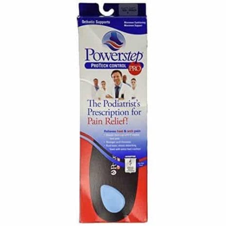 Carnation Footcare Podiatrist Orthotics Support Powerstep PRO Control Insoles