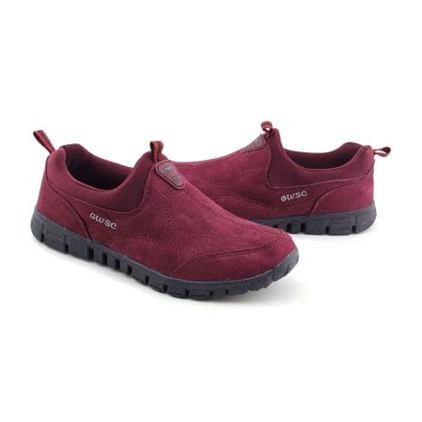 walking casual shoes-red walking casual shoes-red