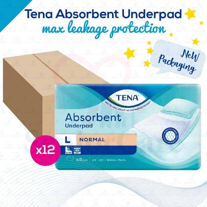 Tena Underpad L ctn