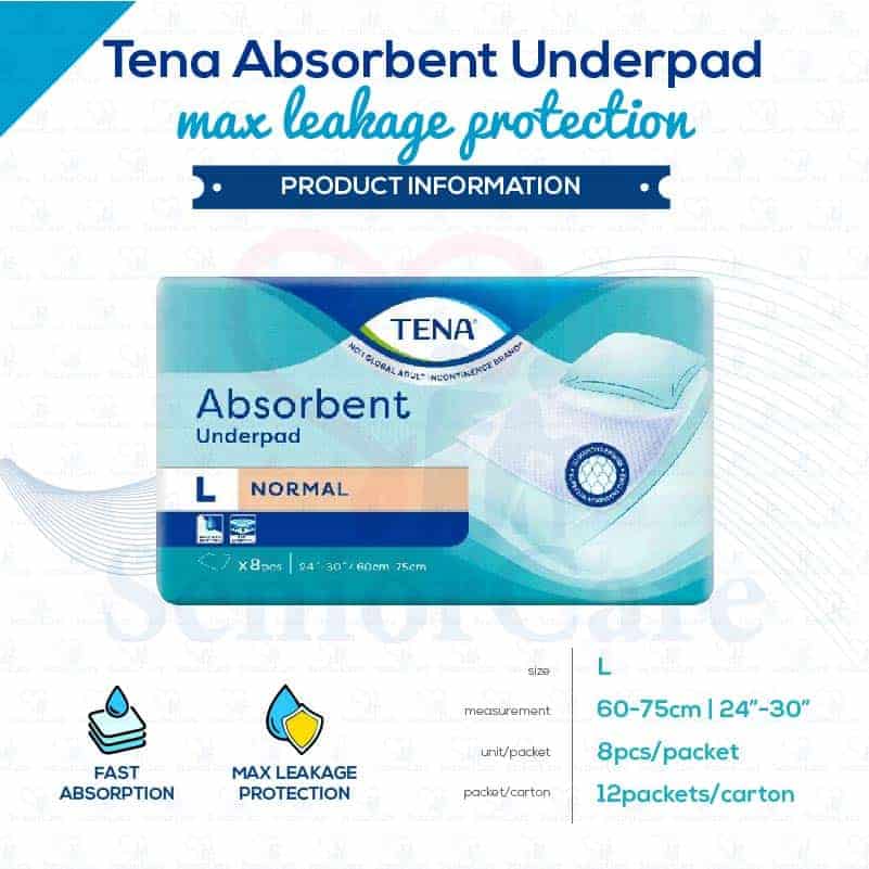 Tena Underpad Product Information