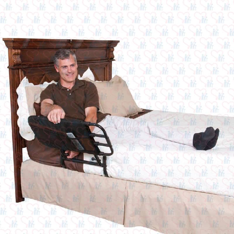 Putting bed rails in their bedding can ensure safety and independence.