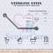 Stainless Steel Anti-Bacteria Grab Bar 25cm 30cm - Product Specification