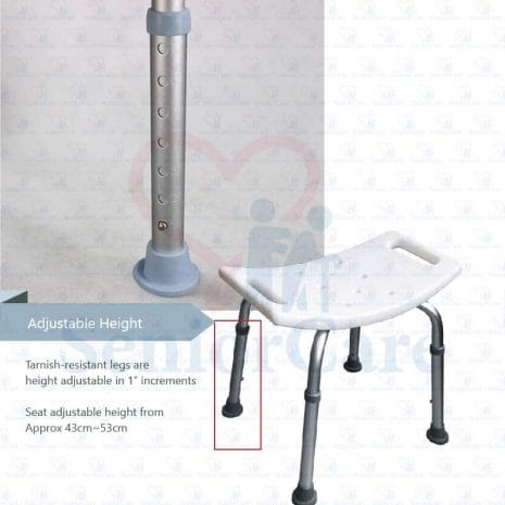 Shower Chair-Normal AdjustableHeight Shower Chair-Normal AntiSlipTips