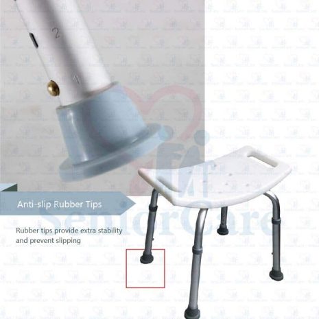 Shower Chair-Normal AntiSlipTips