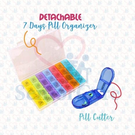 Pill Box-Pill Cutter Magnifier Nail Clipper Pill Box-Pill Cutter Magnifier Nail Clipper