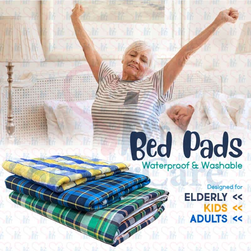 reusable waterproof bed pads