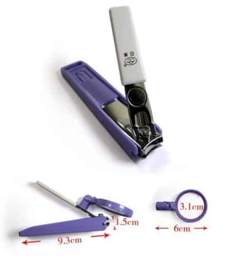Magnifier Nail Clipper Measurement