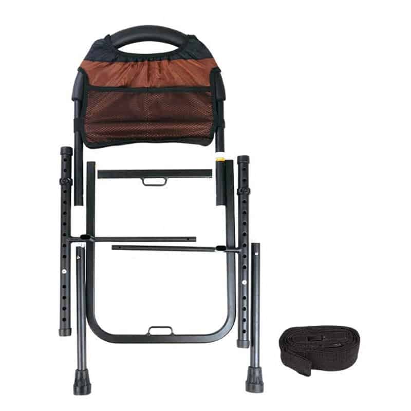 Stable Bed Rail Side Handle Support for Elderly Senior Patient Bedrail with Pocket to Assemble