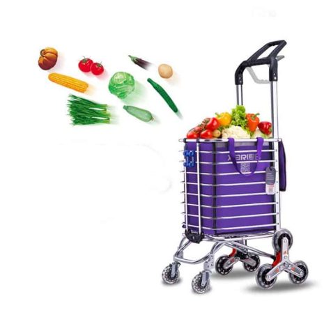 Multi-Function Foldable Groceries Shopping Cart