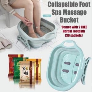 Collapsible Foot Spa Massage Bucket