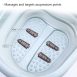 Collapsible Foot Spa Massage Bucket - Targets pressure points with roller feature