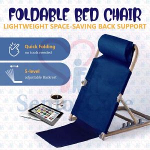 Foldable Bed Chair - Normal - Space Saving Lightweight Multipurpose Use - Back Support Seat Avatar