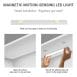 Magnetic Motion Detector Sensor LED Light Stripe 3 Tones Day Warm White Light Dimmable - Best for Closet Wardrobe Study Table Bedside Lamp - Simple Installation No Tools needed