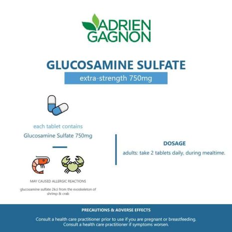 AdrienGannon-Glucosamine_NutritionalInfo