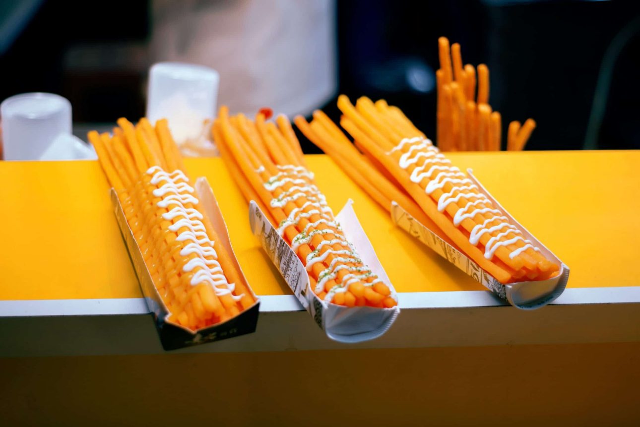 long fries street food in taiwan