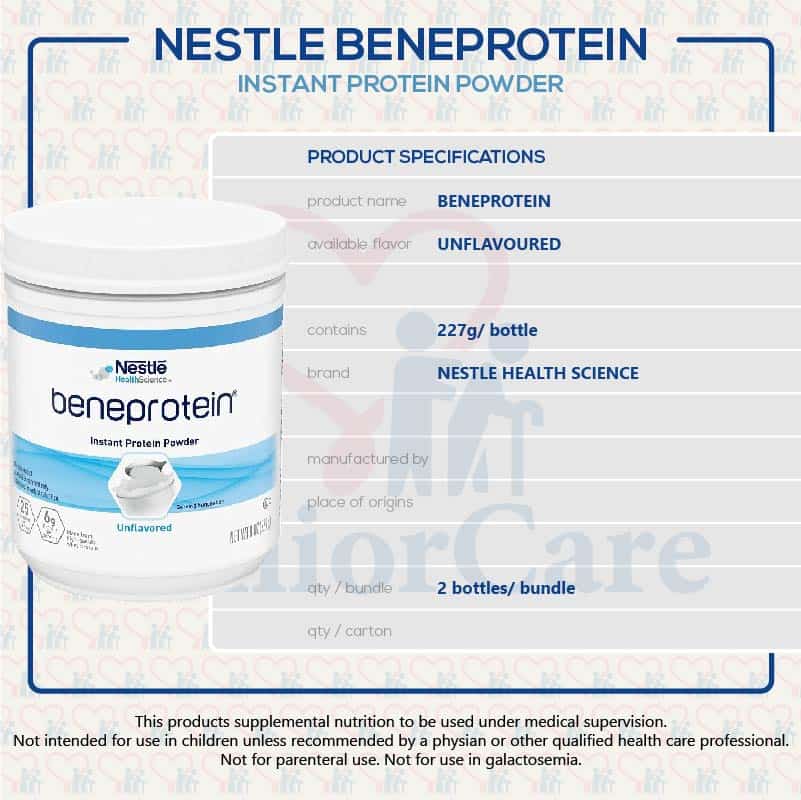 Nestle Beneprotein Specifications