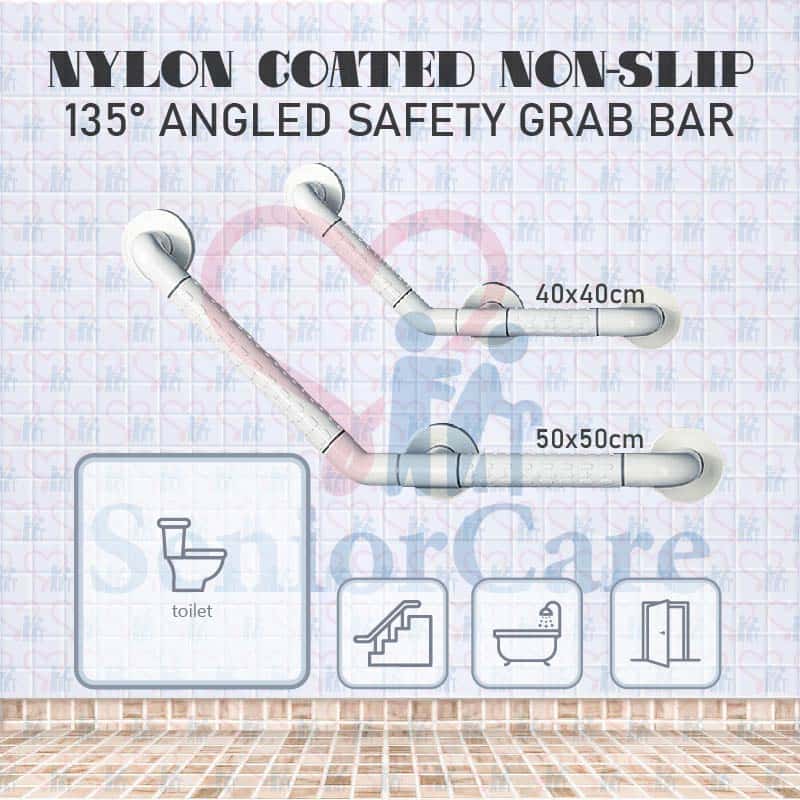 Nylon Coated Grab Bar - Angled 01