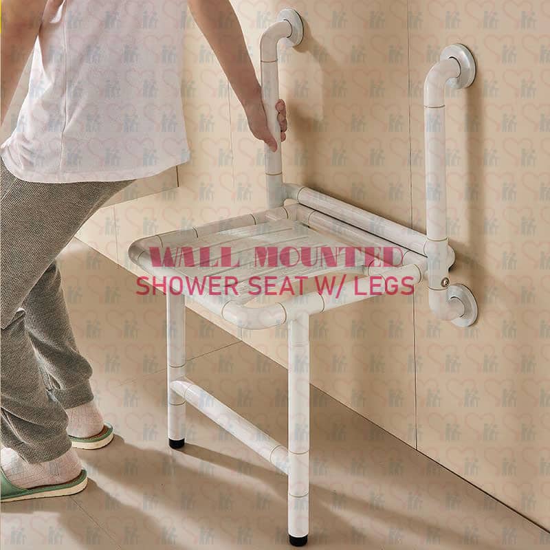 Wall Mounted Shower Seat - w/ Leg Product Demo