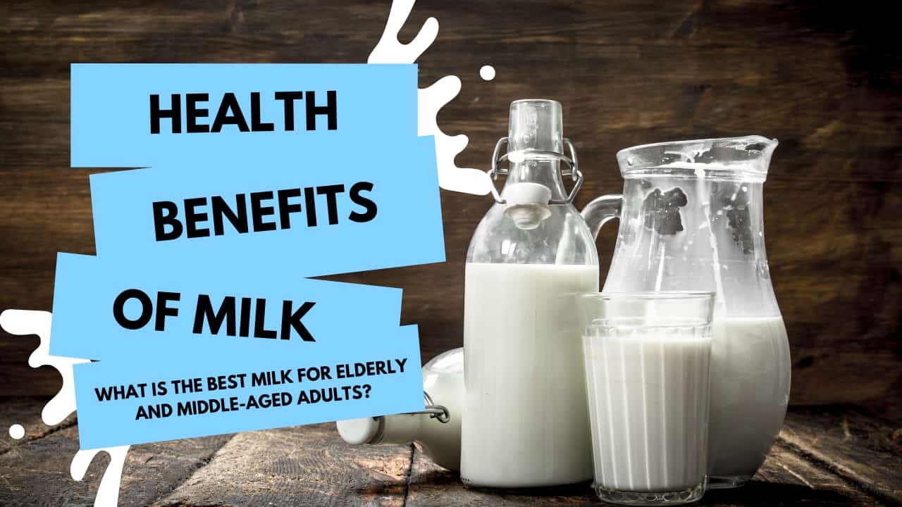 three milk in a glass jar.