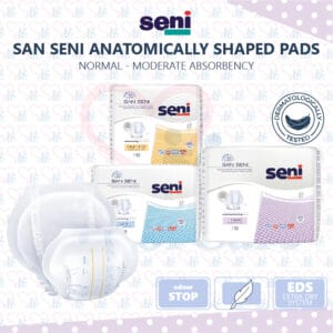 San Seni Care Adult Incontinence Care Diapers Diaper Underpad Insert Par - Normal Uni Maxi High Absorbency Daily Care for Sensitive Skin