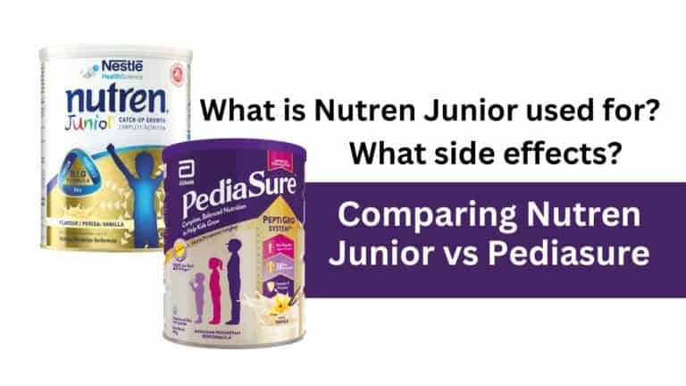 What is Nutren Junior used for? What side effects? Comparing Nutren Junior vs Pediasure