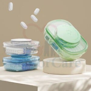 2-in-1 Travel Pill Box Organizer