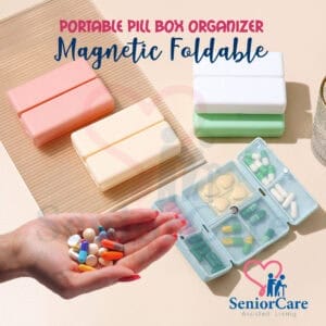 Magnetic Foldable Pill Box