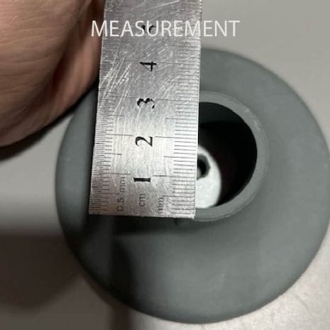 ReplacementRubberTips-04 Replacement Rubber Tips Chair Leg Feet Non-Slip for Shower Chair Seat Anti-slip - measurement Wider Design Extra Safety